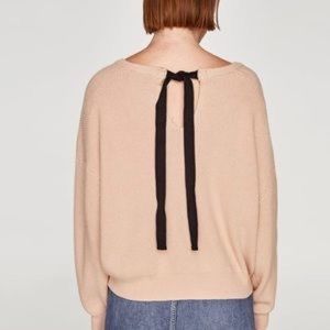 ZARA bow sweater